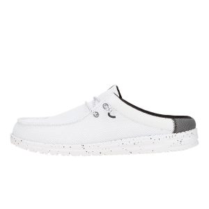 Wally Slip Varsity – White/Black