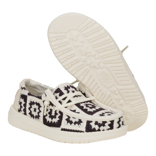 Wendy Youth Cottage Crochet – Black/Multi - Image 3