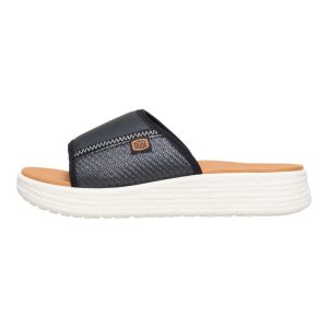 Tide Espadrille Slide – Black/Egret