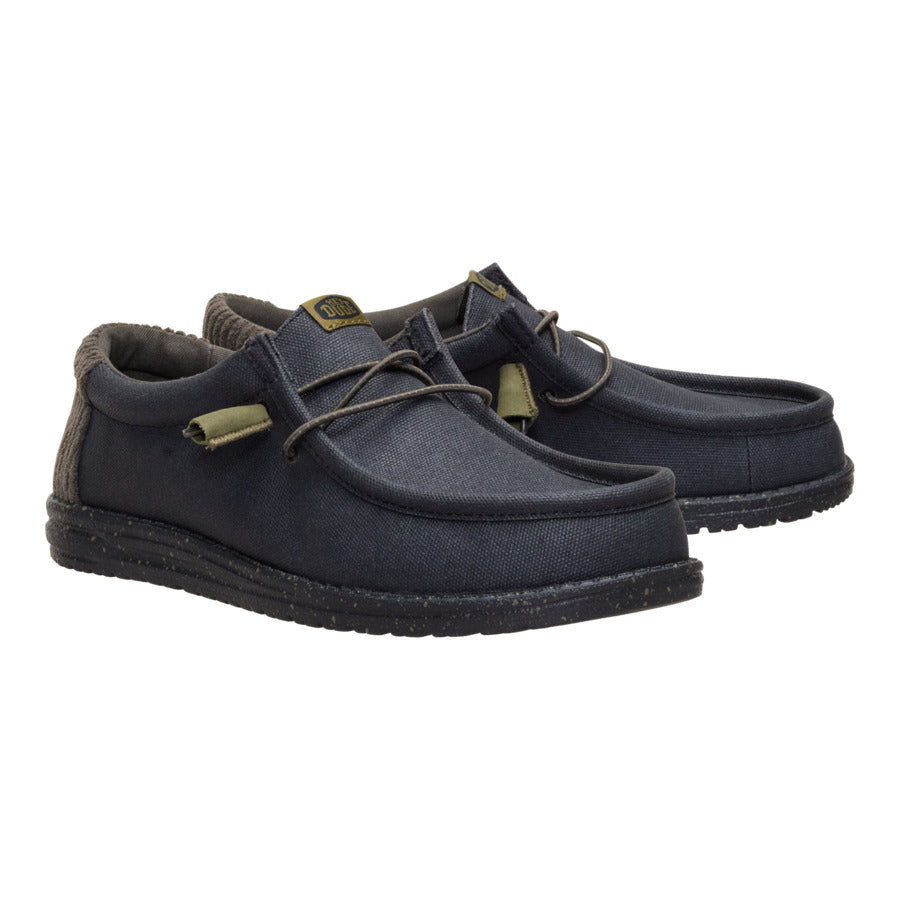 Wally Waxed Casual – Black/Black - Image 2